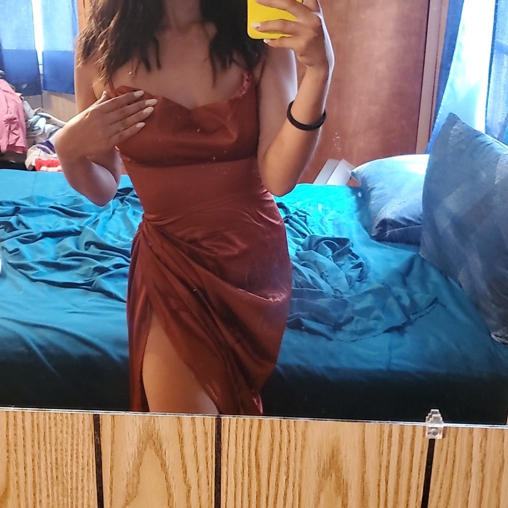 Red/orange formal dress